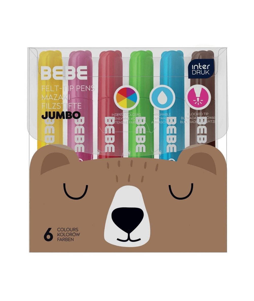 mazaki dla małych dzieci jumbo grube INTERDRUK