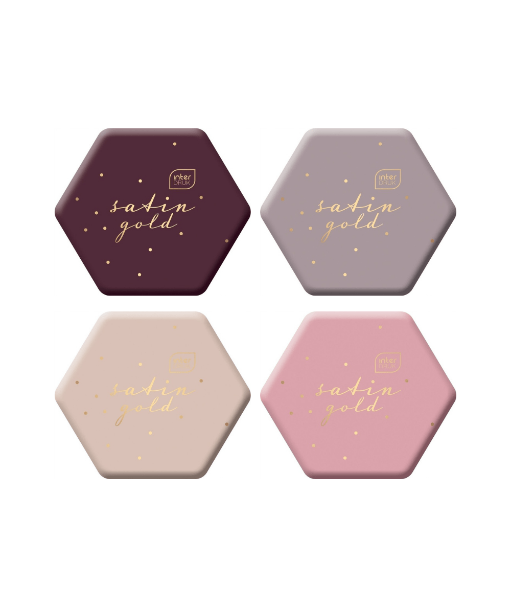 Elegancka gumka do mazania SATin gold interdruk