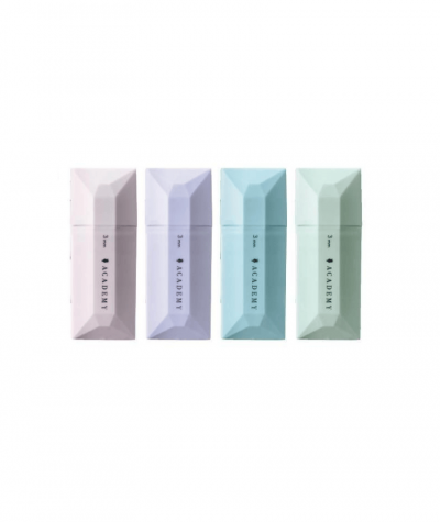 zakreślacze zielony niebieski fioletowy r&oacute;żowy stonowane kolory INTERDRUK ACADEMY