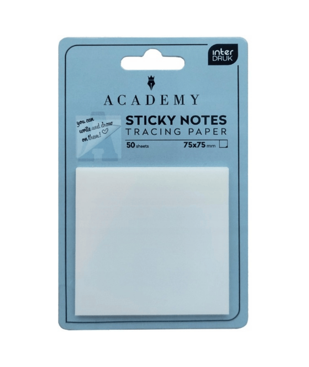 Karteczki przezroczyste Interdruk Academy