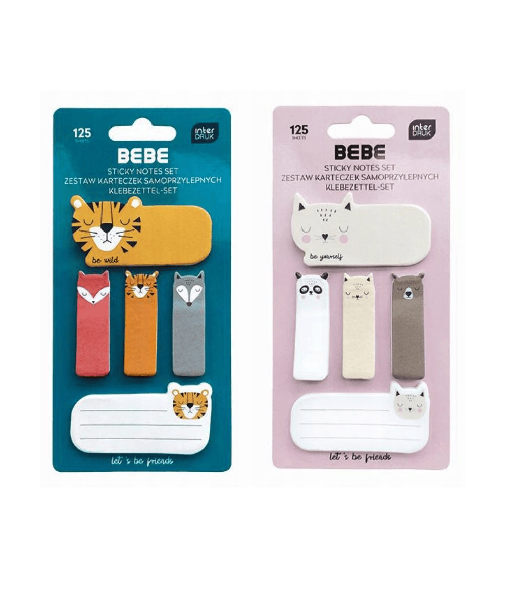 Karteczki bebe indeksujące samoprzylepne