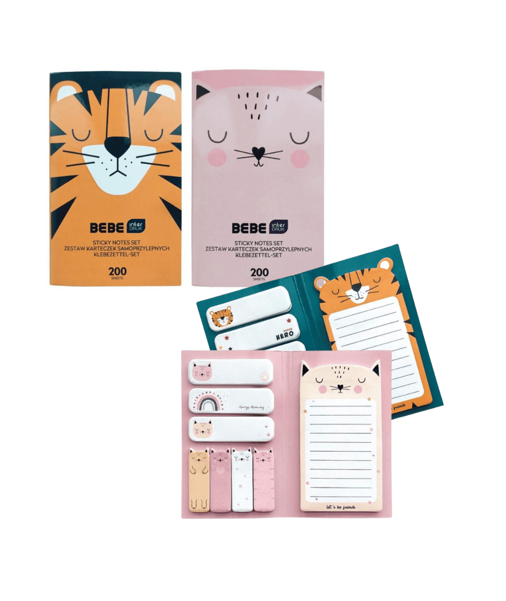 notes z karteczkami indekstującymi samoprzylepnymi BEBE KIDS INTERDRUK