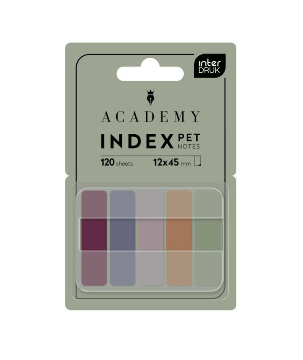 p&oacute;łprzezroczyste zakładki indeksujące INTERDRUK