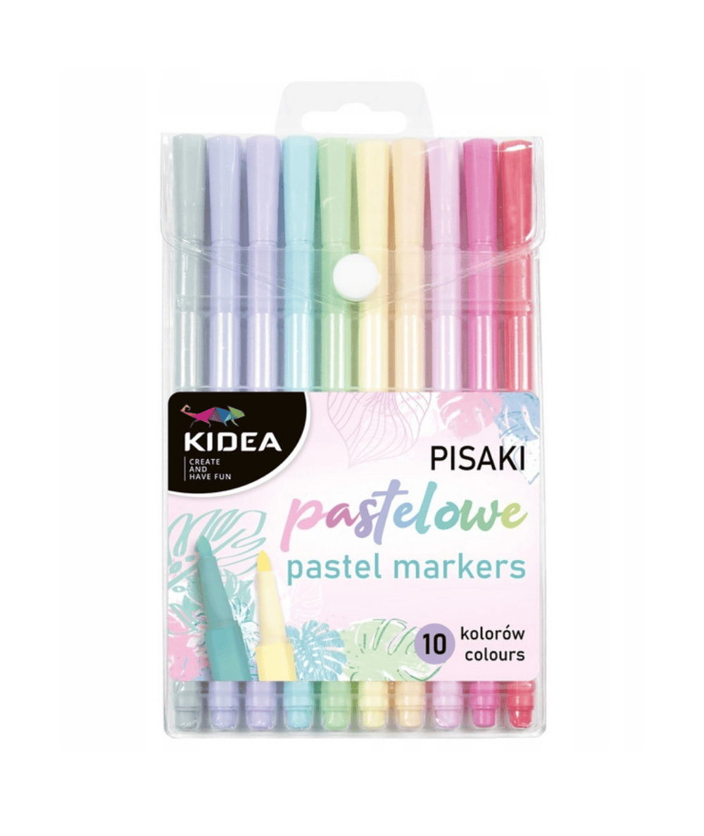 Pastelowe pisaki dla dzieci KIDEA