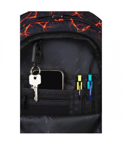 Plecak z zaczepem na klucze COOLPACK FACTOR MAGMA