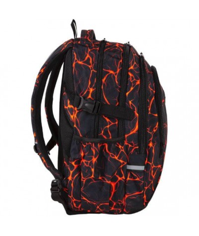 Plecak czterokomorowy COOLPACK FACTOR czarno-czerwony