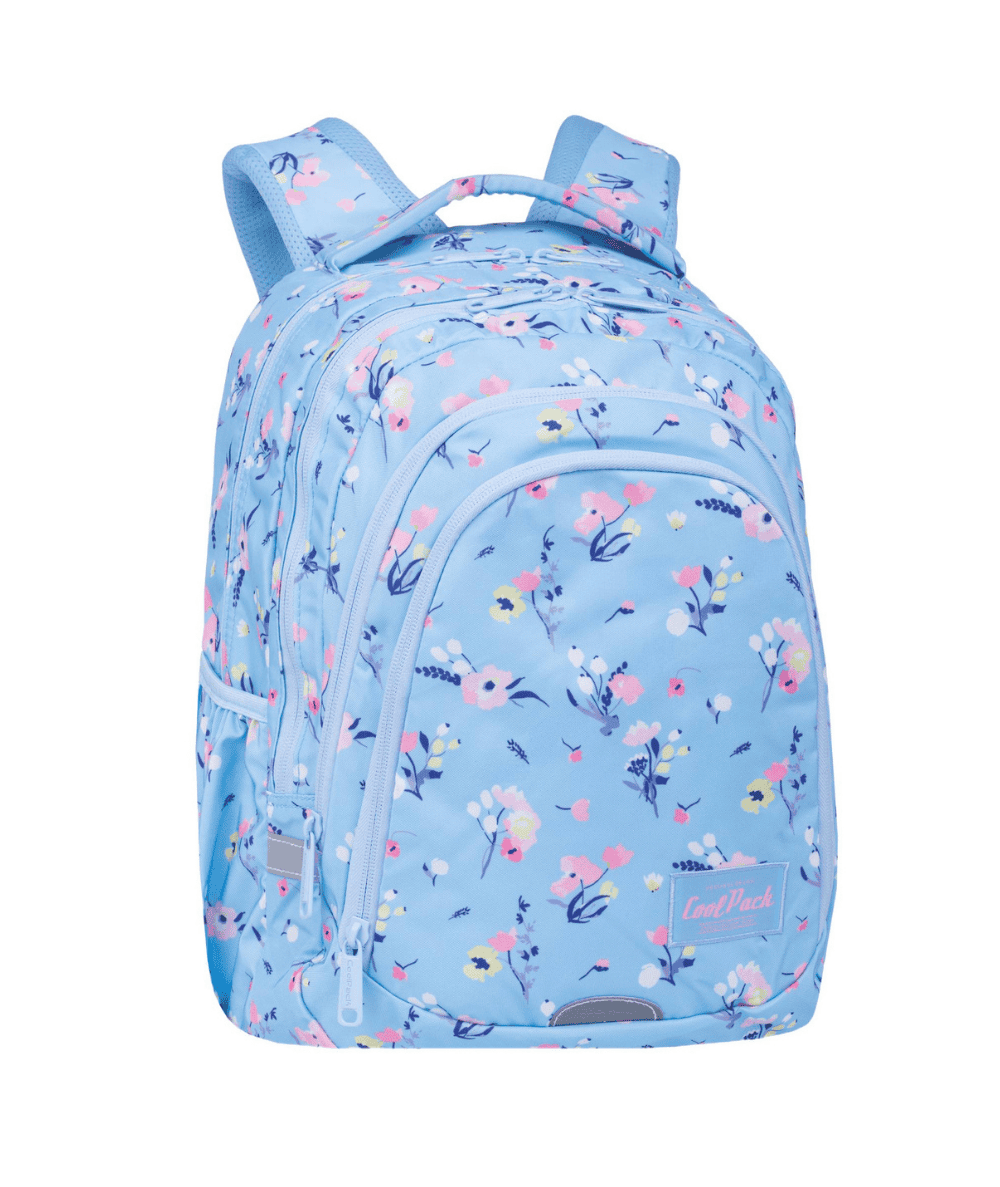 plecak w kwiatki dla nastolatki PROVENCE CoolPack niebieski