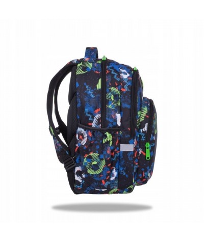 Plecak dwukomorowy CoolPack BASE PLUS w piłki kolorowy