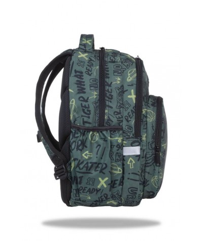 Plecak dwukomorowy tygrys zielony khaki TIGER COOLPACK
