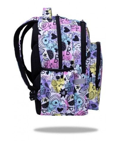 plecak dwukomorowy pastelowy dla dziewczynki MOOD BASE PLUS COOLPACK