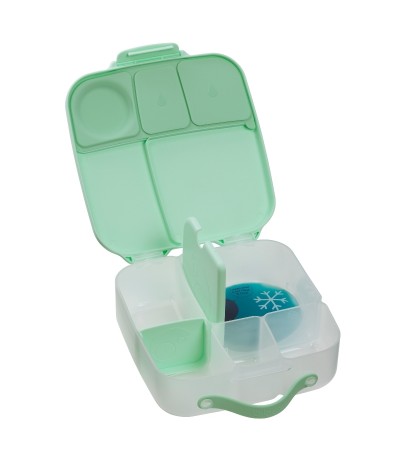 duża śniadani&oacute;wka dla dzieci miętowa z wkładem chłodzącym