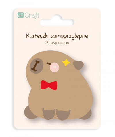 karteczki kapibara dla dzieci samoprzylepne DALPRINT