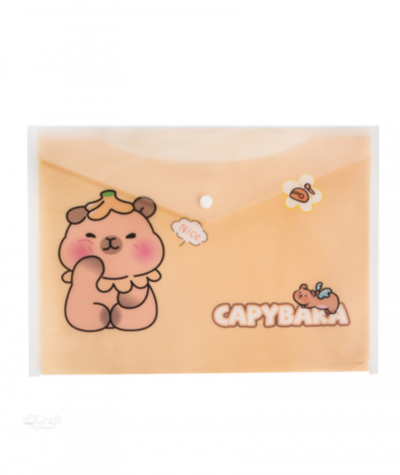 plastikowa teczka kopertowa a4 kapibara