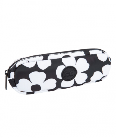 Czarna saszetka w białe kwiaty COOLPACK FLORES JASMINE mały deck