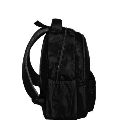Czarny Plecak ze śliskiego materiału CZARNY PASO BEUNIQ