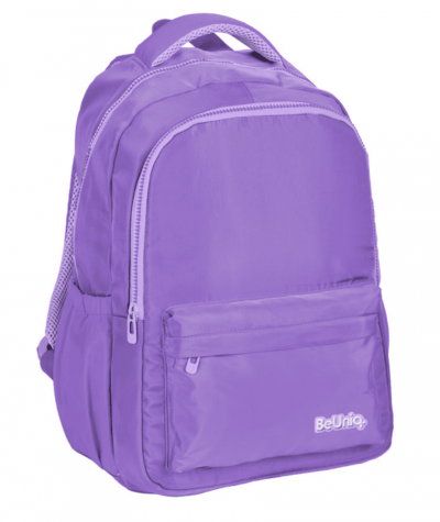 Plecak dwukomorowy fioletowy PASO BEUNIQ