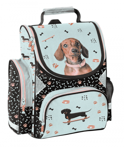 Tornister z jaminikiem dla drobnej dziewczynki PASO 525