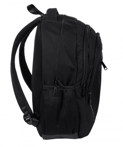Plecak trzykomorowy czarny PPBL-7004 PASO
