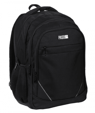 Czarny plecak biznesowy PASO