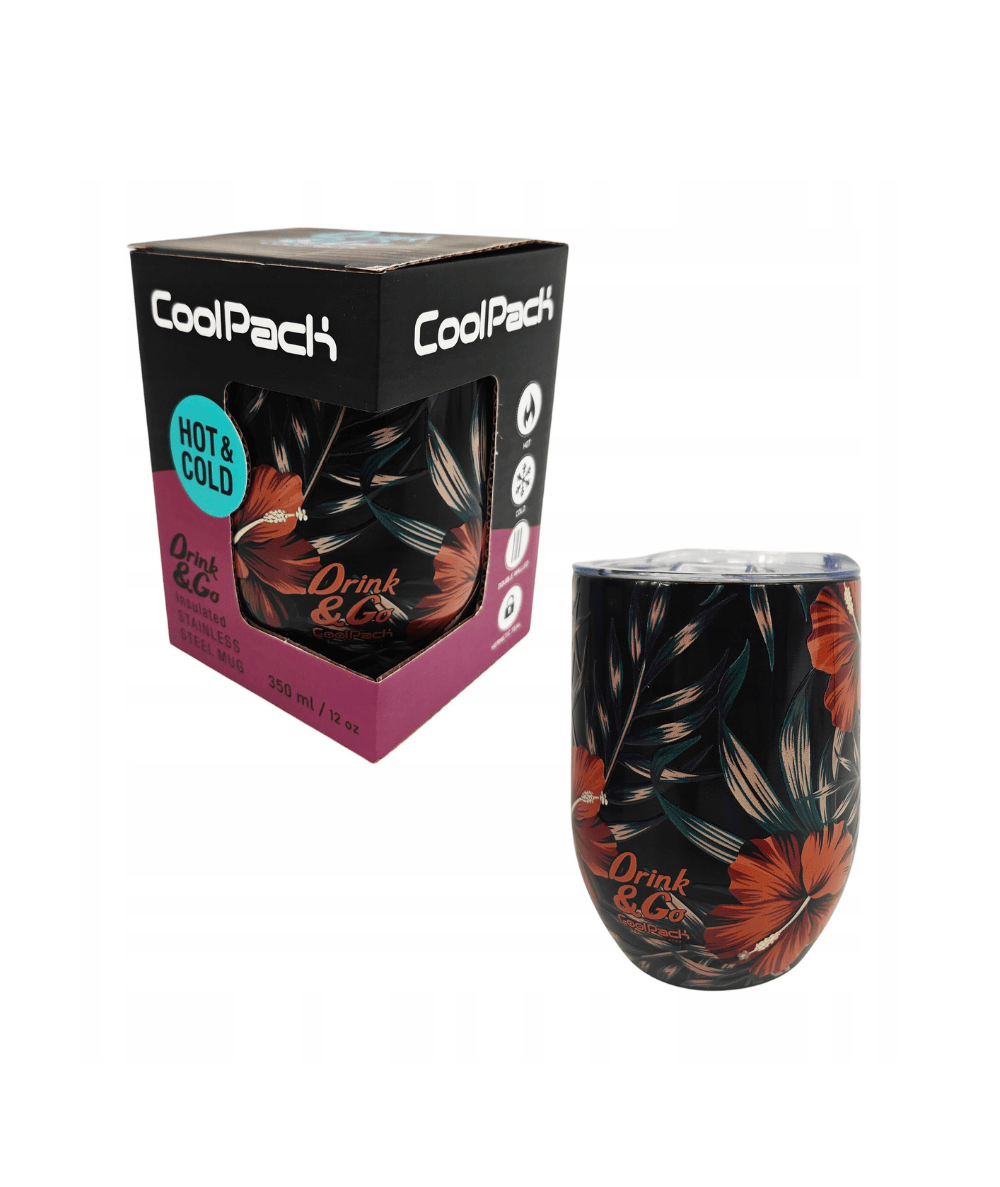 tropikalny kubek termiczny rio w hibiskusy COOLPACK