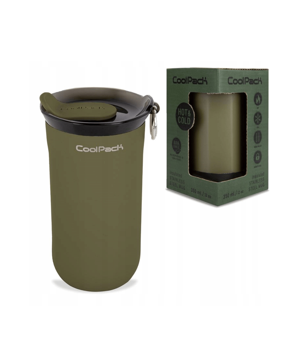 zielony kubek termos coolpack cp tom 350ml