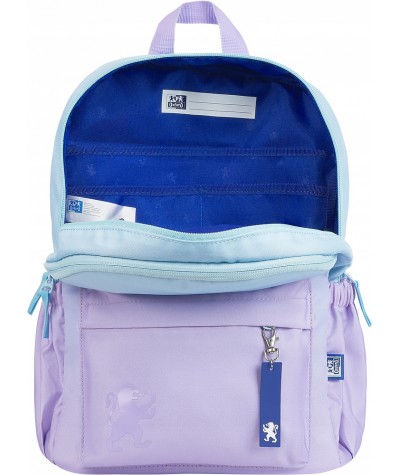 Dwukomorowy plecak do liceum OXFORD damski