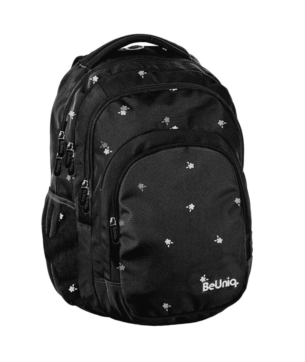 plecak w kwiatki dla nastolatki WHITE FLOWERS PASO BEUNIQ