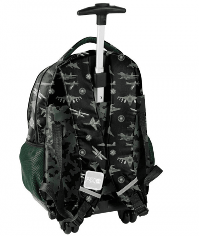 plecak na k&oacute;łkach z teleskopową rączką FLYING ACADEMY PASO