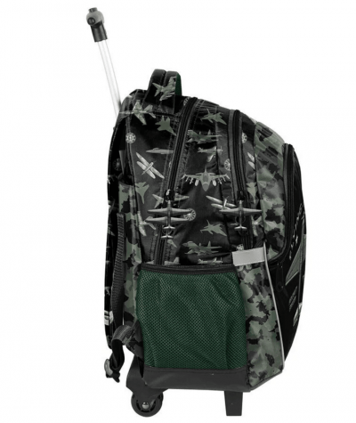 plecak na k&oacute;łkach do 1 klasy MORO SAMOLOT PASO