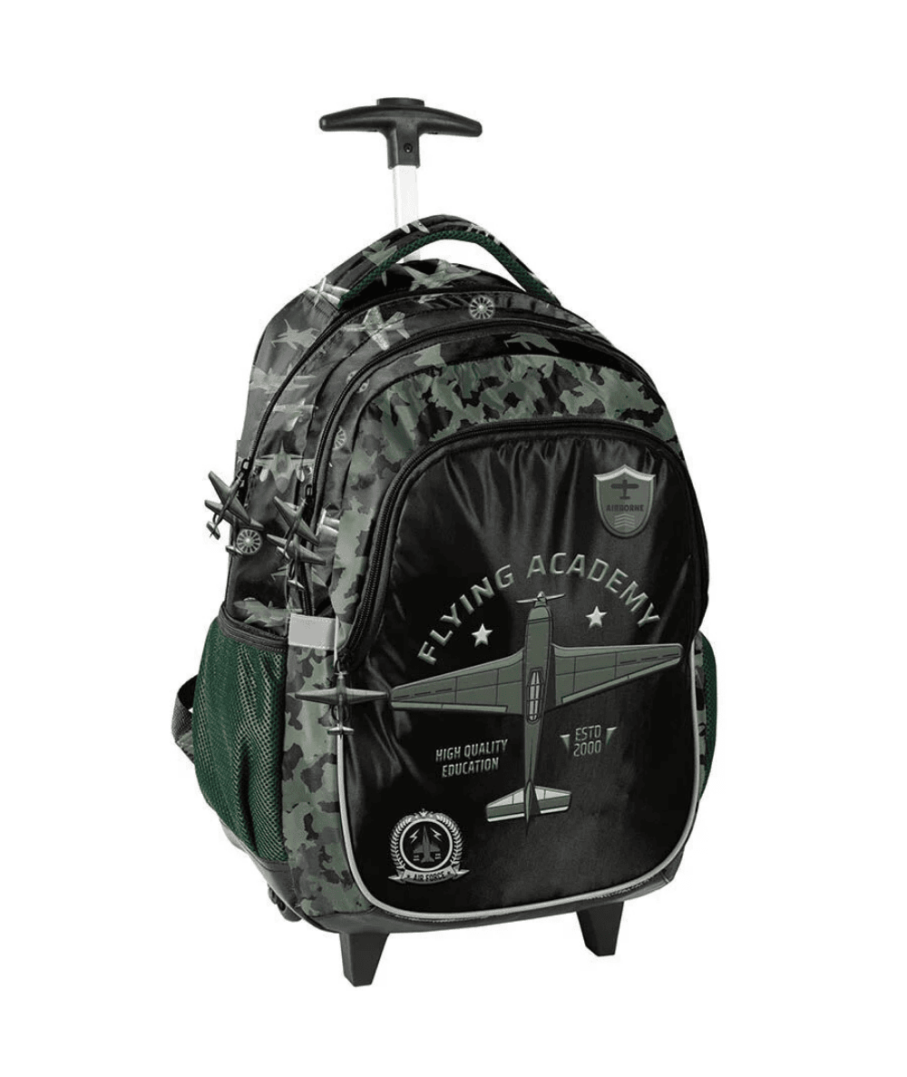 plecak z samolotem na k&oacute;łkach PASO FLYING ACADEMY