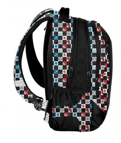plecak dla nastolatka szachownica spiderman PASO Beuniq