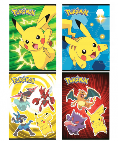 zeszyt w kratkę 16 kartkowy ST.MAJEWSKI - PIKACHU