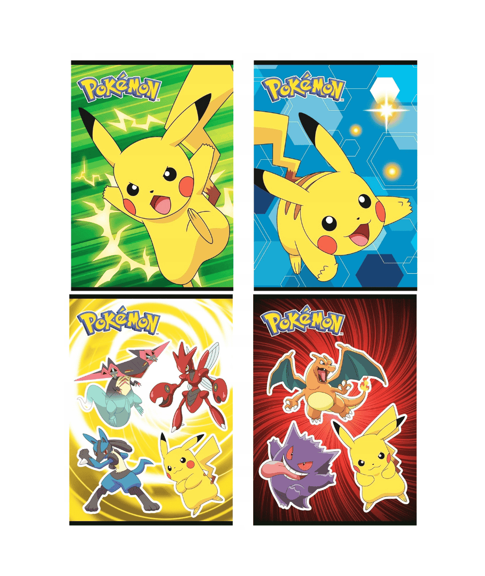 zeszyt w kratkę 16 kartkowy ST.MAJEWSKI - PIKACHU