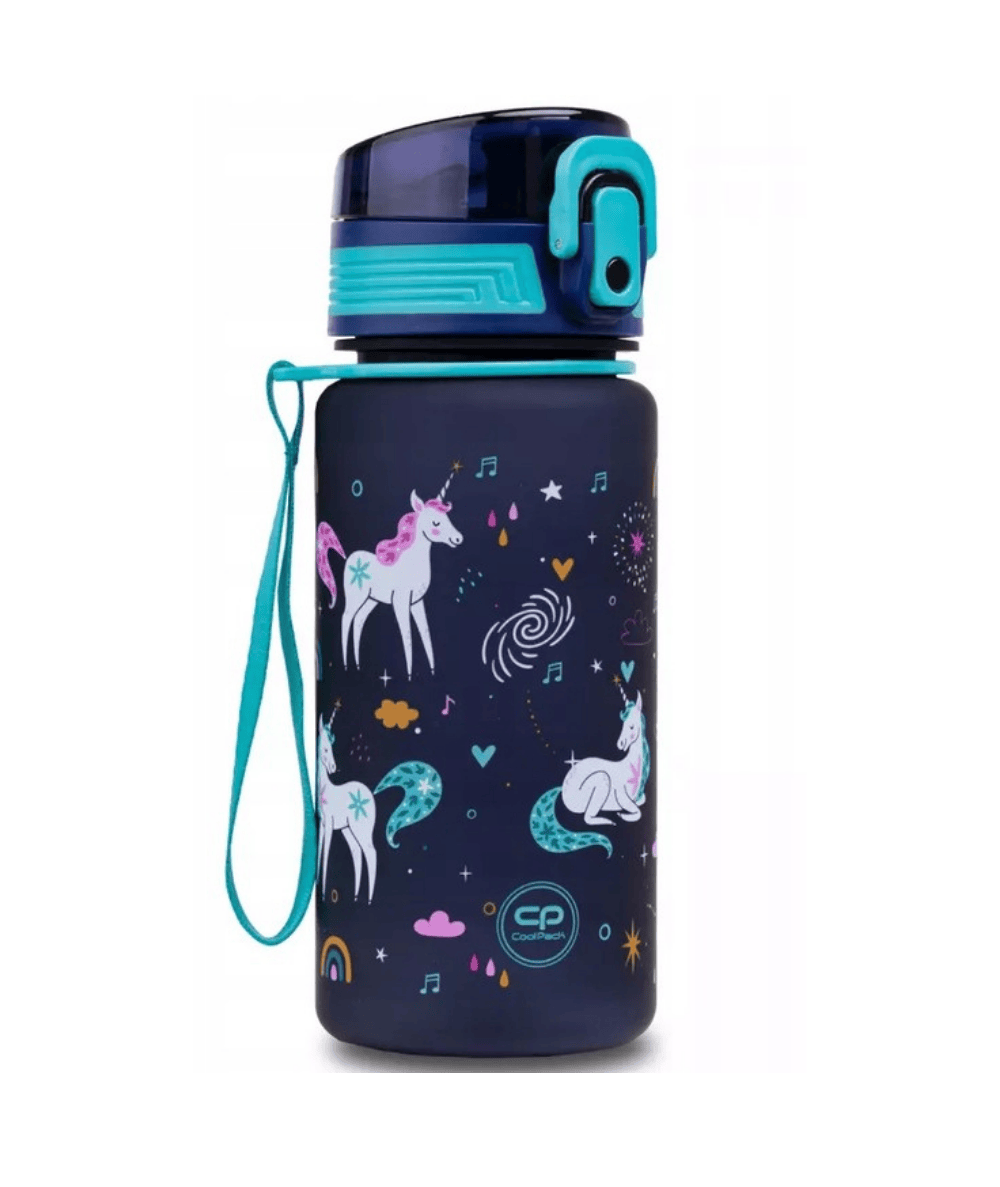 bidon z jednorożcem UNICORN granatowy CoolPack