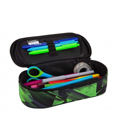 pi&oacute;rnik z organizerem COOLPACK GREEN MIRROR zielone wzory