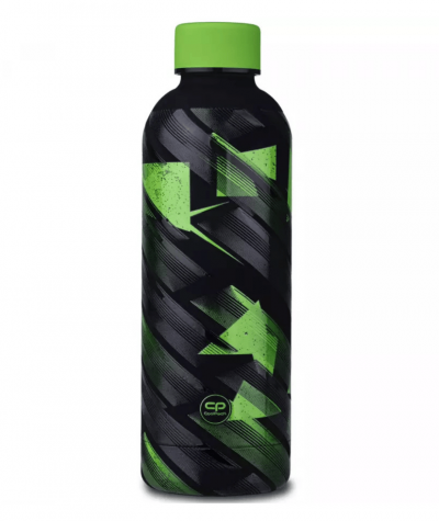 czarny bidon termiczny GREEN MIRROR COOLPACK BONET