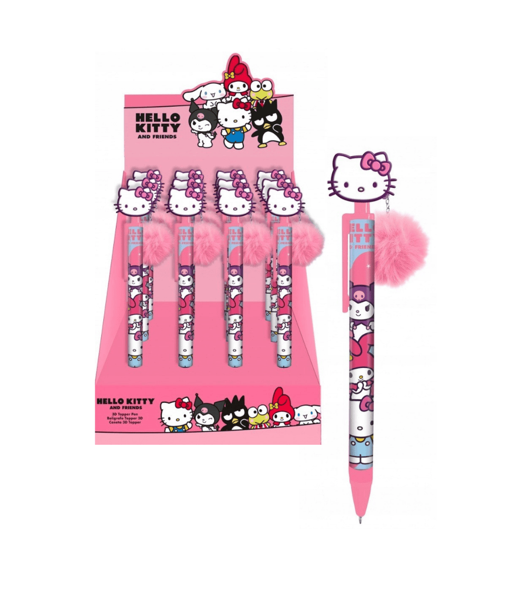 r&oacute;żowy długopis hello kitty z kuromi KIDS EUROSWAN