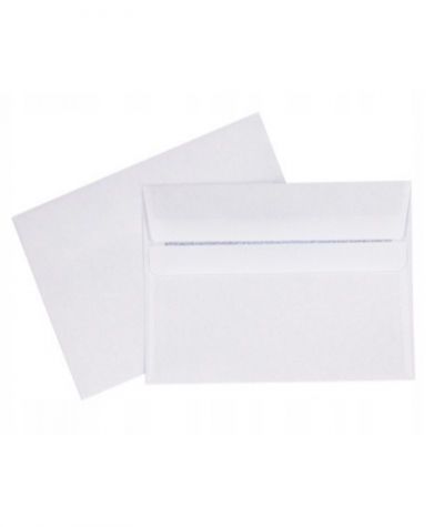 biała koperta klasyczna samoklejąca