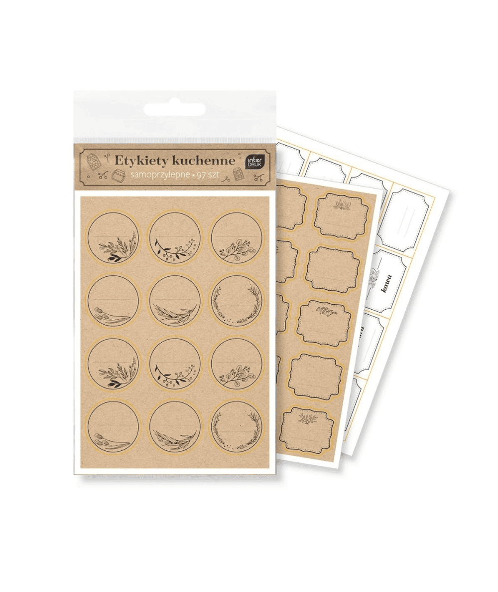 etykiety na słoiki interdruk