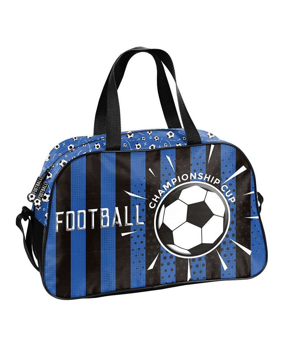 Torba sportowa na basen trening PIŁKA NOŻNA niebieska