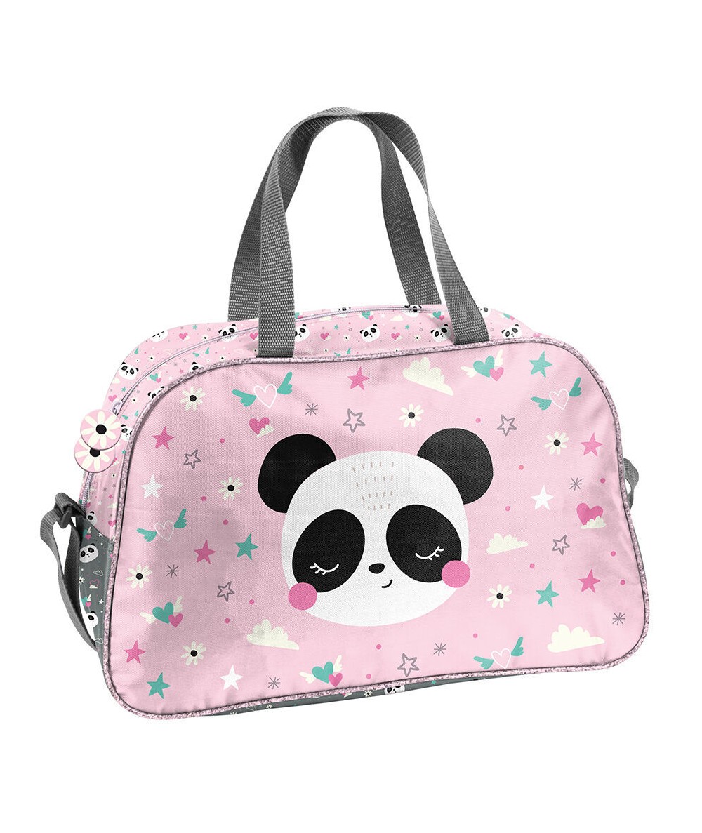 Torba z pandą dziewczęca na podr&oacute;ż na basen PASO