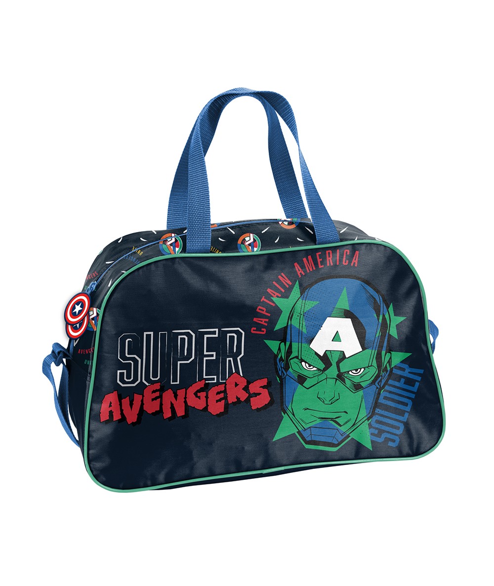 Torba chłopięca KAPITAN AMERYKA PASO Avengersi granatowa sportowa