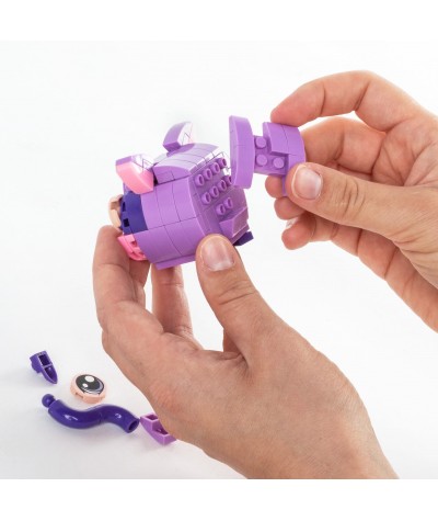 Klocki Snapets DIY zr&oacute;b to sam - kot COCO fioletowy Kidea + karty