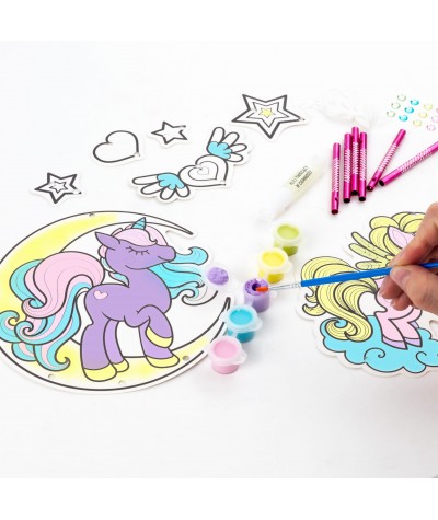 Magiczne dzwonki wietrzne JEDNOROŻCE KIDEA DIY | świecące w ciemności