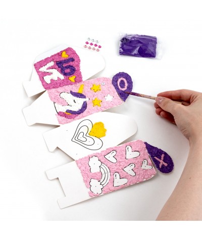 Zr&oacute;b sam Pudełko - DIY Szkatułka SERCE JEDNOROŻEC malowanie po numerach KIDEA dla dzieci