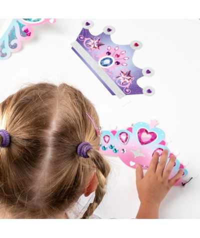 Korona księżniczki - projektantka Kidea 4szt. | papierowa