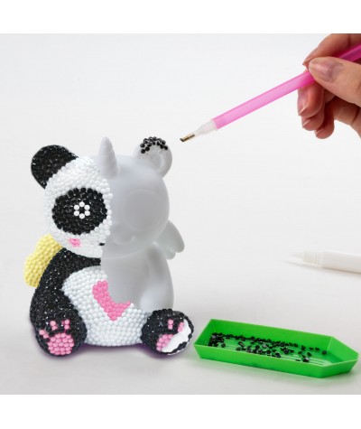 Diamentowa figurka DIY - PANDA Kidea | diamentowa mozaika 3D