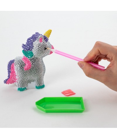 Diamentowa figurka DIY - JEDNOROŻEC Kidea | diamentowa mozaika 3D