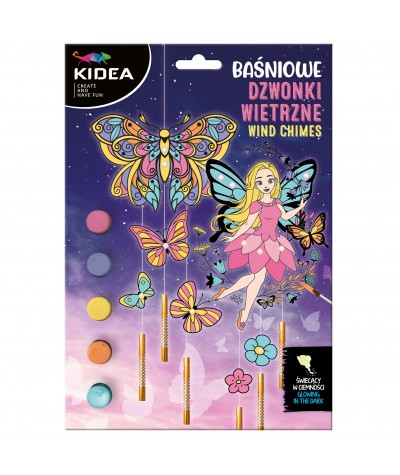 Baśniowe dzwonki wietrzne WR&Oacute;ŻKI I MOTYLE KIDEA DIY | świecące w ciemności