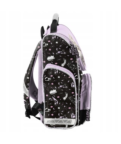 Tornister z kieszenią z boku KOTEK PASO